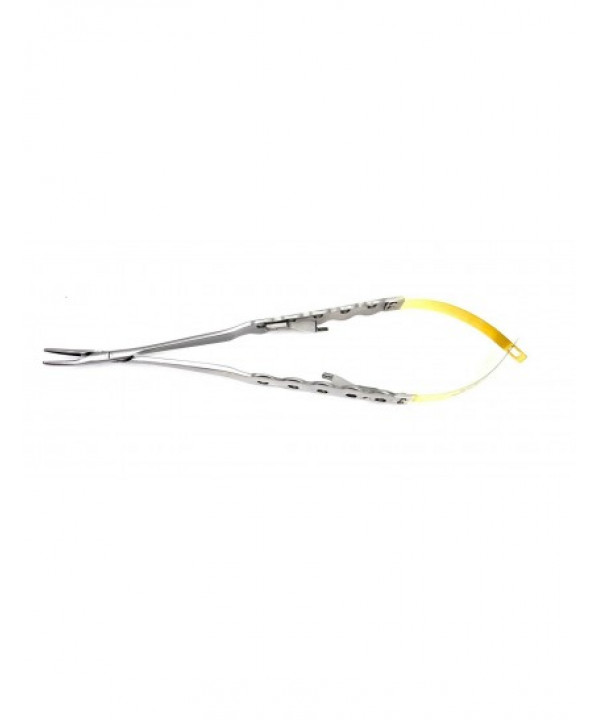 Castro-Viejo Needle Holder Twist Joint, Curved 18cm TC