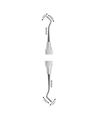 Composite Filling Instruments Double ended Vertical 1.8x8.00MM / 2.00x8.00MM