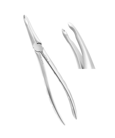 Dental Extracting Forceps Upper Roots Fig 44, Micro Serrated Edges