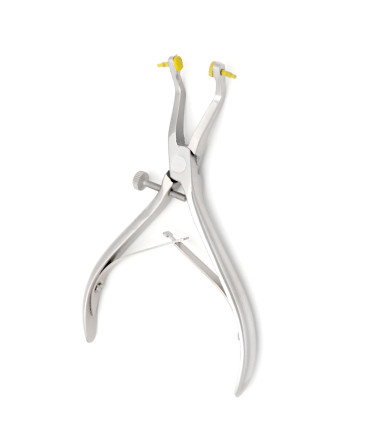 Dental crown remover forceps