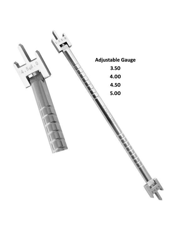 Adjustable Height Gauge 0.18 Stainless Steel,