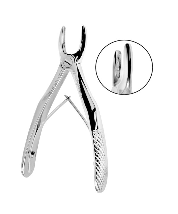 Baby Extracting Forceps English Pattern Klein 137 Pedodontic, Upper Incisors Spring handle