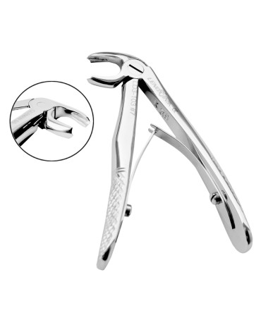 Baby Extracting Forceps English Pattern Klein #7 Pedodontic Lower Roots,