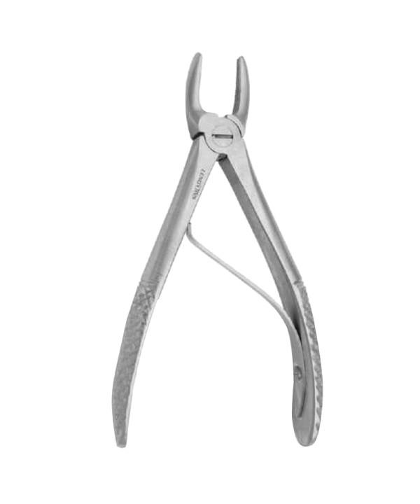 Baby Extracting Forceps English Pattern Klein #137 Pedodontic, Upper Incisors Spring handle