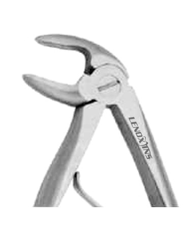 Baby Extracting Forceps English Pattern Klein #6 Pedodontic Lower Molars, Spring Handle