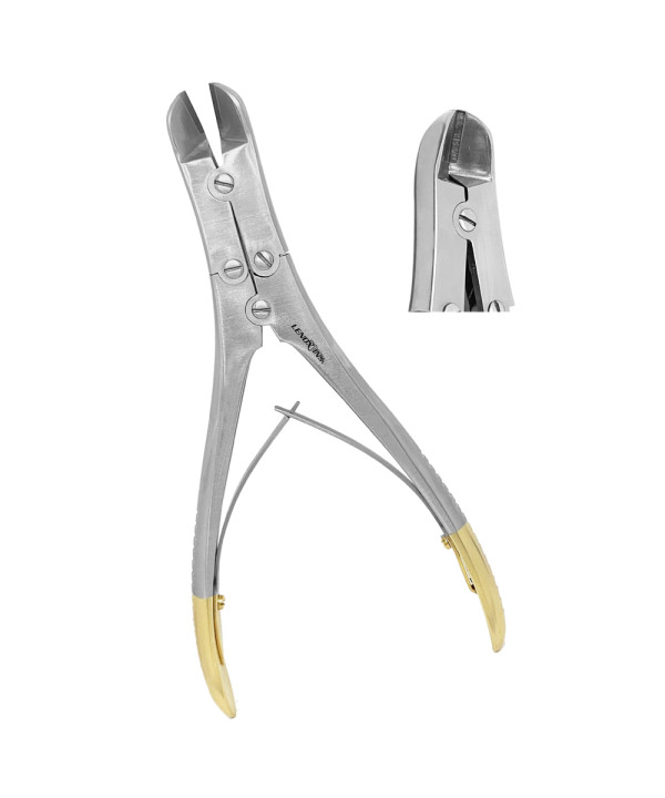 Wire Cutter TC Insert, Double Action 18cm