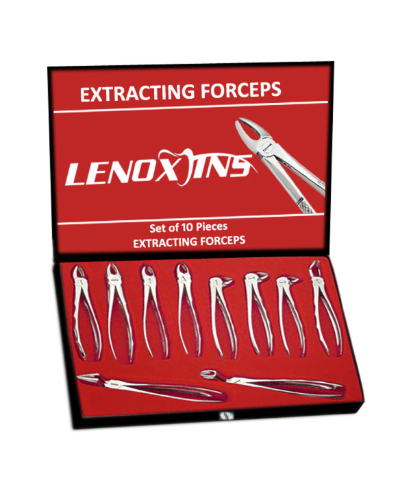 Extracting Forceps Set of 10 Pieces