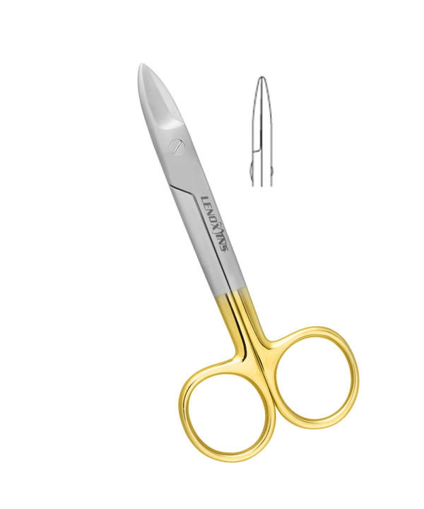Kelly Scissors 16cm Curved TC