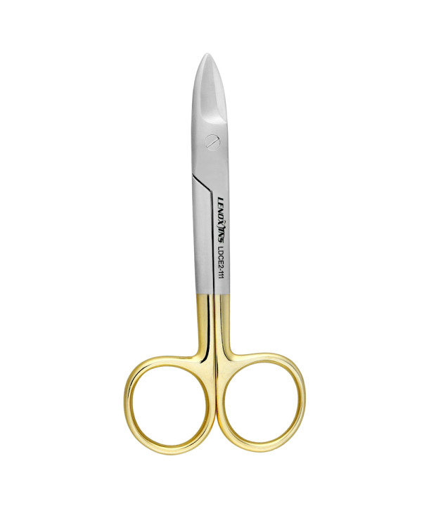 Beebee Crown Scissors 110mm Saw edge, Straight