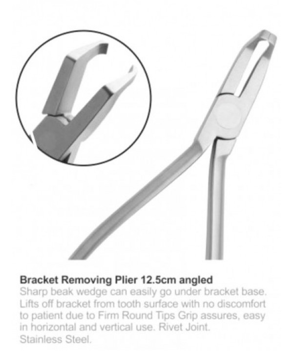 Bracket Removing Plier 12.5cm angled