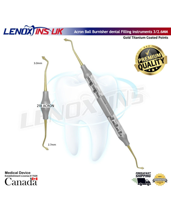 ACRON Burnishers # 21B, 3MM / 2.7MM
