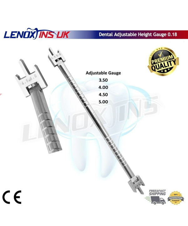 Adjustable Height Gauge 0.18 Stainless Steel,