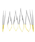 Micro Surgery Needle Holders-Scissors-Forceps Set CVD