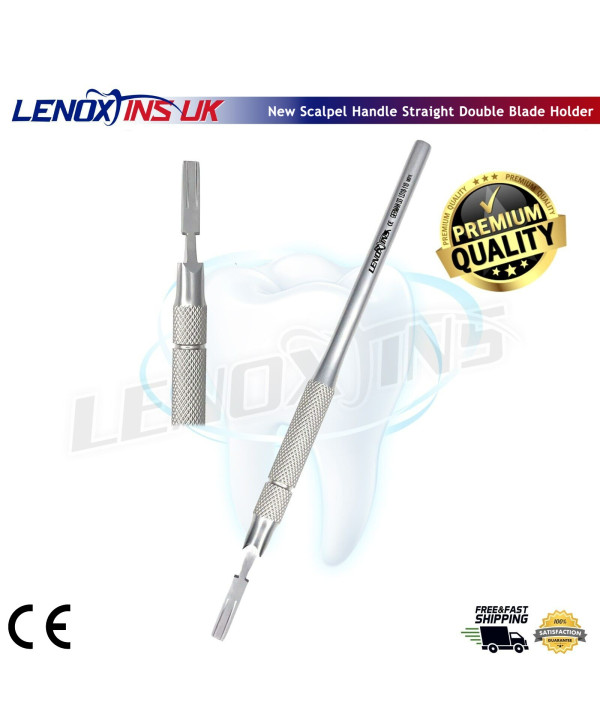 Double Blade Scalpel Handle Straight