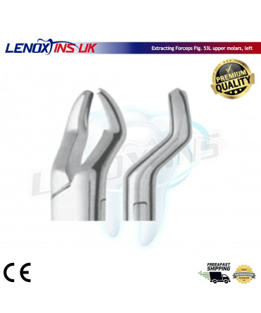 Extracting Forceps Fig. 53L upper molars, left